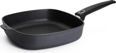 Produktbild von Woll "Diamond Lite" Bratpfanne, viereckig mit festem Stiel, 26 x 26 cm, 6 cm hoch - NICHT Induktionsgeeignet