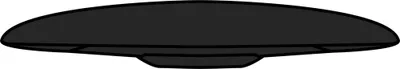 Immagine prodotto di Spoiler Posteriore Nero Opaco Casco Airoh H.20 Taglia XS - S - MS