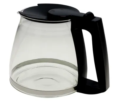 Produktbild von Melitta 6505288, Karaffe, Optima, Optima Timer, Typ M 810, 100801, Schwarz, Edelstahl, Transparent, 1 Stück(e), 1 Stück(e)