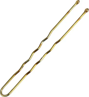 Produktbild von 300 Stück goldene Haarklammern, dünne U-förmige Haarnadeln, Haarspangen für Frauen