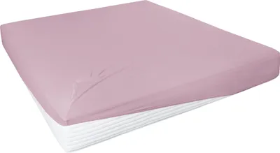Produktbild von Hahn Haustextilien Elasthan-Feinjersey-Spannlaken Royal Größe 140-160 x 200-220 cm mauve