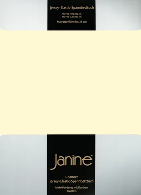 Produktbild von Janine Jersey Elastic Spannbetttuch 90x190 cm - 100x220 cm champagner