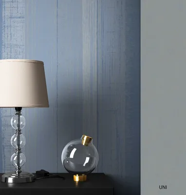 Produktbild von NEWROOM Tapete Blau Vliestapete Streifen -  Modern Grau  Linien   Landhaus