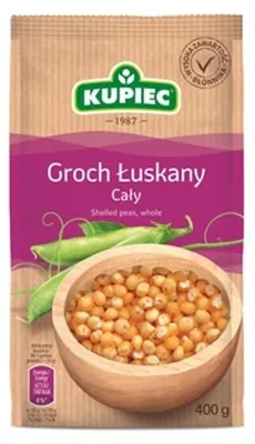 Obrázok produktu pre Groch łuskany cały KUP 400 g