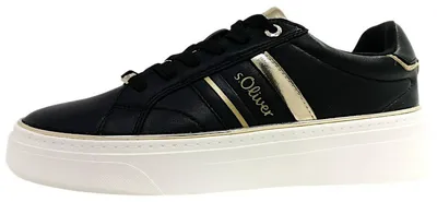 Produktbild von s.Oliver sportlicher Schnürer Schwarz in Gr. 42