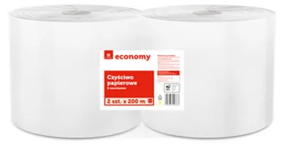 Imagen del producto de TG ECONOMY: Papel higiénico de 2 capas, 100% celulosa, 2 rollos x 200 metros