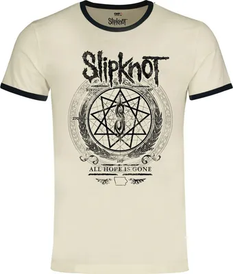 Produktbild von Slipknot T-Shirt Herren All Hope Is Gone - Ringer Shirt altweiß XL