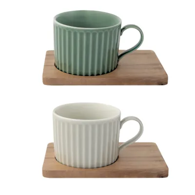 Obrázek produktu pro Porcelánové šálky a podšálky Take A Break Design 4