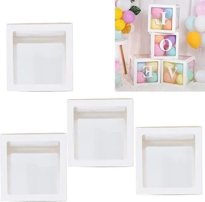 Produktbild von Durchsichtige Babyballons Dutzend Set