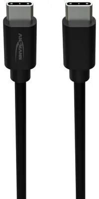Produktbild von Ansmann 1700-0208, 2 m, USB C, USB C, 480 Gbit/s, Schwarz