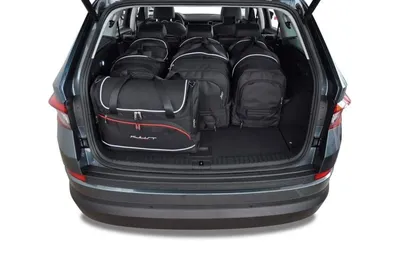 Produktbild von Skoda Kodiaq 2016-2023 Kofferraumtaschen Set 5 Stk