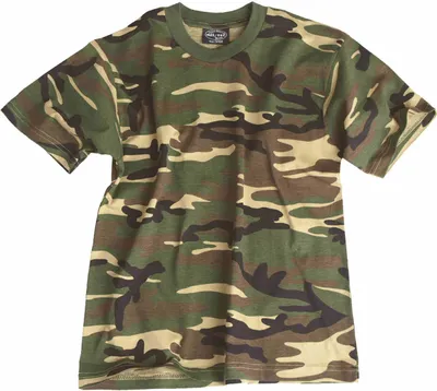 Produktbild von MIL-TEC T-Shirt KIDS woodland Tarnshirt Kinder Army Military Shirt Boys & Girls XXL