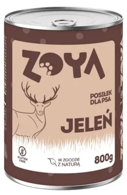 Image de ZOYA Deer Boîte de nourriture humide pour chiens 800g