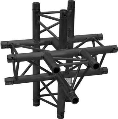Produktbild von ALUTRUSS DECOLOCK DQ3-SPAT51 5-Weg Ecke \/ sw