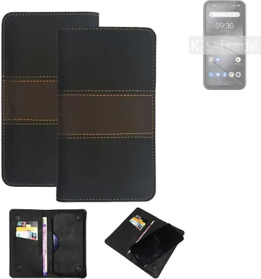Produktbild von K-S-Trade Hülle Handyhülle kompatibel mit Gigaset GX6 Schutzhülle Walletcase Bookstyle Tasche Schutz Case Handytasche Wallet Cover Kunstleder