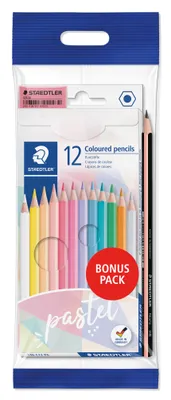 Produktbild von Staedtler Buntstifte 12St Pastell - 100% PEFC