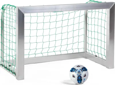 Produktbild von Sport-Thieme Mini-Fußballtor vollverschweißt, Inkl. Netz, blau (MW 10 cm), 2,40x1,60 m, Tortiefe 1,00 m