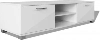 Produktbild von vidaXL TV-Schrank Hochglanz-Weiß 120x40,5x35 cm