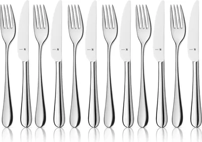 Produktbild von WMF Dessert-/ Frühstücksbesteck-Set 12-teilig Merit Cromargan protect®