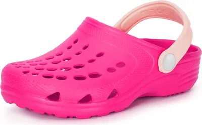 Image de Sabots Ladeheid pour enfants (filles et garçons) Eva – Sabots de jardin – Chaussures de jardin LA-CA-06 (fuchsia/rose poudré, 28/29 EU)