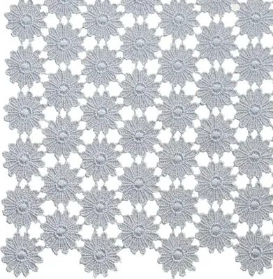 Produktbild von Tischdecke FREYA Vollspitze Vintage Polyester grau 60 x 60 cm