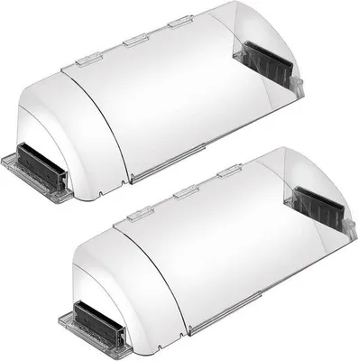 Produktbild von Luftverteiler - Luftströmung Lenken - Zweiteiliges Ausklappbares Design - 2 Teile - Durchsichtig