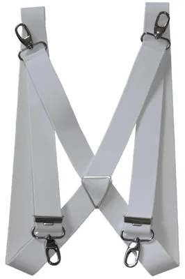 Produktbild von Hosenträger mit Karabinerhaken und Metallkreuz
