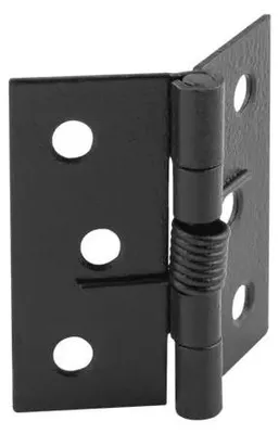 Obrázek produktu pro Závěs dveřní 40x41mm splétaný s pružinou Zn černý