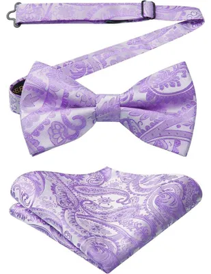 Imagen del producto de Pañuelo de bolsillo para hombre, esmoquin, boda, fiesta, color lila, modelo "Lila 2"