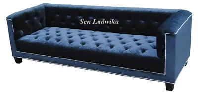 Obrázek produktu pro Elegantní designové čalounění pohovky Chesterfield Pohovky pohovky třímístné sametové