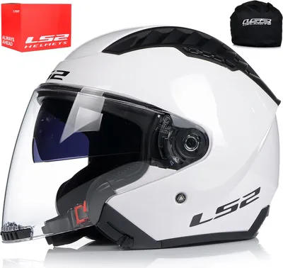 Image de Jet Casque LS2 OF600 COPTER II Solide Blanc Brillant Taille XL