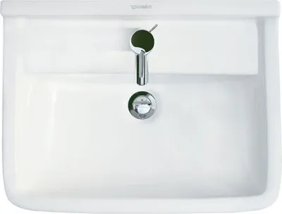 Produktbild von Duravit Waschtisch Starck 3 55x43cm, we, m HL, ÜL, Hahnlochbank