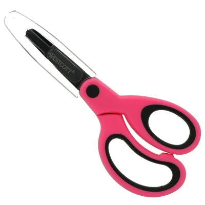 Produktbild von Westcott Kinderschere KidsNEON E-21564 00 runde Spitze 13cm pink