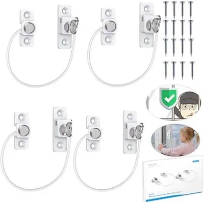 Produktbild von Fensterschlösser für Kindersicherheit - 4er Set