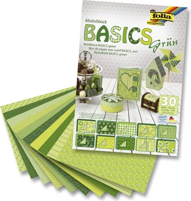 Produktbild von Folia Basics, Kunstpapier, 30 Blätter