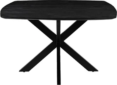 Produktbild von LABEL51 Esstisch Blake – Schwarz – Mangoholz – 140 x 140 cm