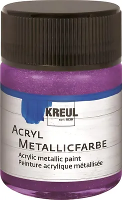 Produktbild von KREUL Acryl Metallicfarbe Flieder 50 ml