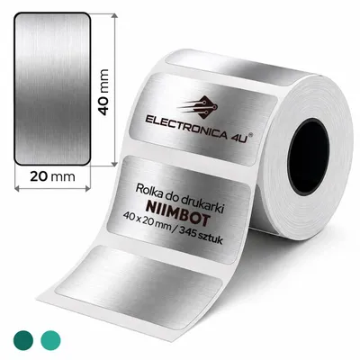 Obrázok produktu pre Samolepiace etikety, termotransferové, pre tlačiarne Niimbot M2, M2_H, M3, formát 40x20 mm