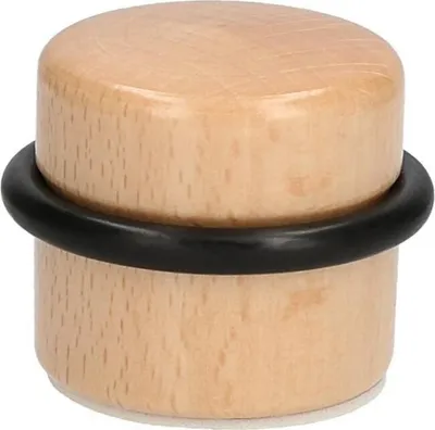 Obrázek produktu pro Walteco Dveřní zarážka, průměr 37x30mm, dřevo, samolepicí, buk
