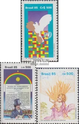 Produktbild von Briefmarken Brasilien 1985 Mi 2153,2154,2162 (kompl.Ausg.) postfrisch 40 Jahre Vereinte Nationen