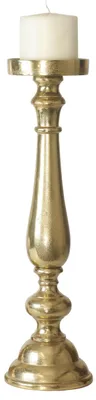 Produktbild von Aluminium Stand Kerzenhalter Altarleuchter Kaya M Gold 55 cm Kerzenständer Metall Kerzenleuchter Bodenkerzenständer Kerzenleuchter Gastgeschenke Geschenk Matall