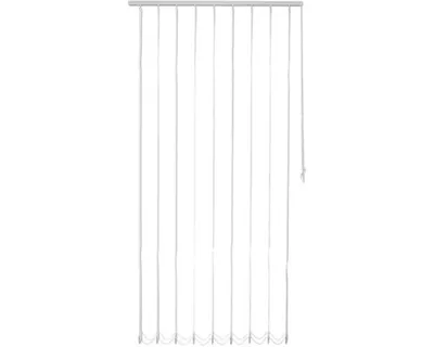 Produktbild von Schiene Zentralöffnung für Lamellenvorhänge weiss 240x4,4 cm