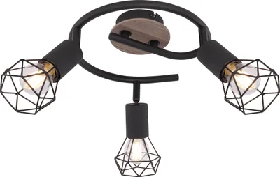 Produktbild von Globo Lighting Strahler Metall schwarz, 3x E14