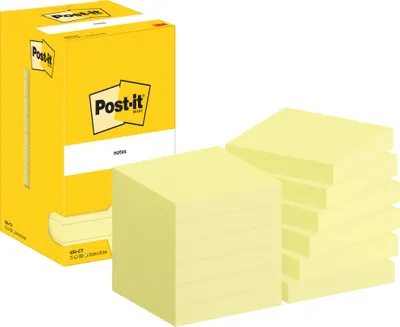 Obrázek produktu pro Samolepicí poznámkové lístky Post-it®, 12 bloků