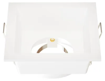 Image de Ledvion spot encastrable LED carre blanc dimmable douille GU10
