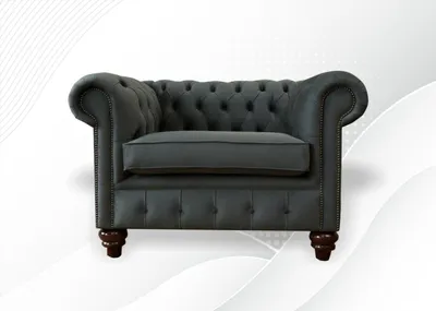 Produktbild von Design Chesterfield Sessel 1 Sitzer Couch Polster Luxus Klassische Textil Sofas