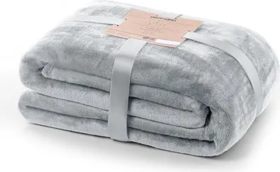 Produktbild von Kuscheldecke Tagesdecke Weich Wohndecke Sofadecke Decke  240 GSM Mic 160x210 cm Grau