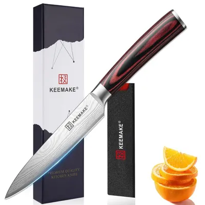 Obrázek produktu pro Univerzální nůž, délka čepele 12,7 cm, vysoce uhlíková nerezová ocel, ergonomická rukojeť, nerezový