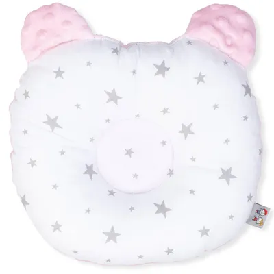Image de Coussin d'appui-tête Stella - 30 cm x 25 cm - Rose | par SEVIRA KIDS