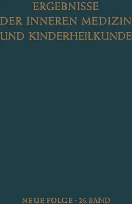 Produktbild von Ergebnisse der Inneren Medizin und Kinderheilkunde